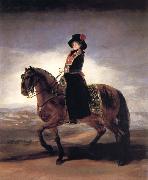 Francisco Goya Maria Luisa on Horseback France oil painting artist